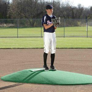 10″ Portable Pitching Mound | 2 Game Sizes | Made In USA Quality