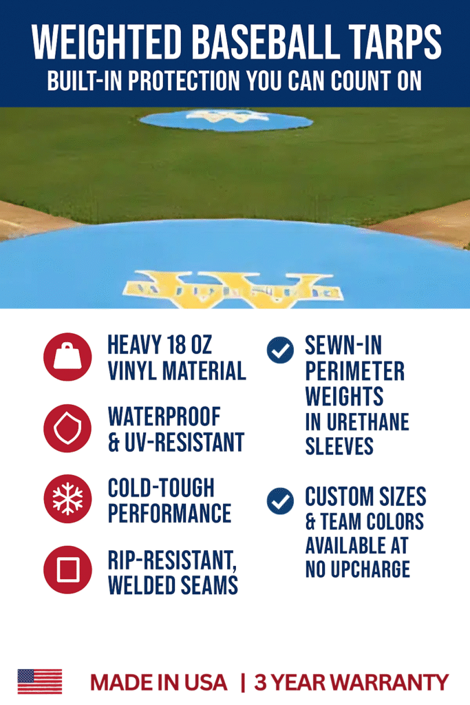 Weighted Baseball Tarps