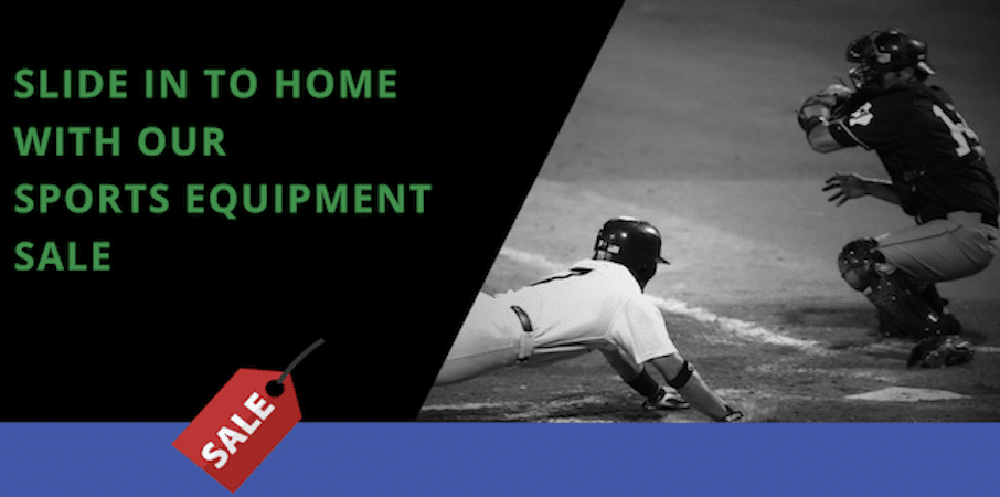 baseball sports equipment sale