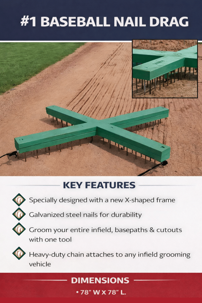 Baseball Field Nail Drag