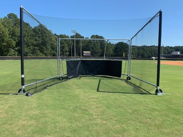 Singles Hitter Portable Batting Cage – Fits Your Small Gate